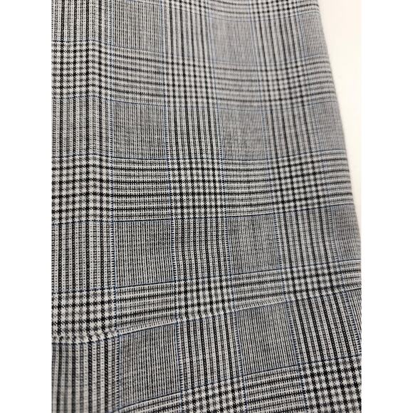 NWOT Express design 4 editor cropped cuffed black plaid career business casual - Picture 5 of 8